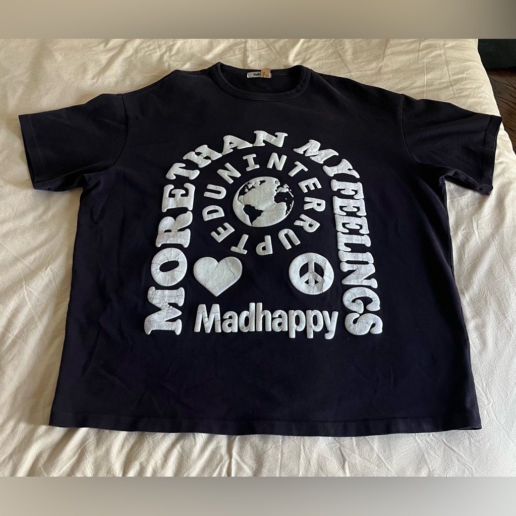 Rare Madhappy Uninterrupted Lebron Collab Tee Size Large